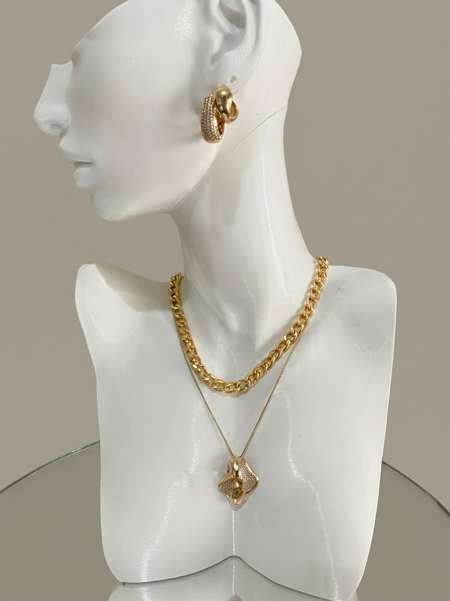 Colar de Elo Grumet Dourado